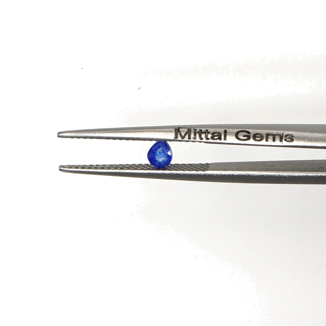 Natural Bangkok Blue Sapphire Calibrated Pears | 3x4mm & 4x5mm