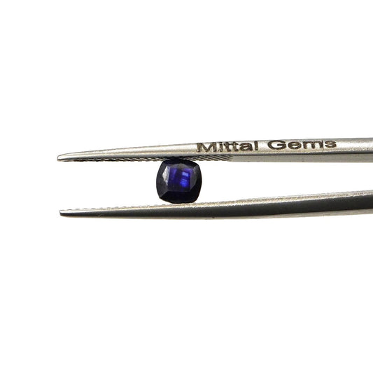 Natural Bangkok Blue Sapphire Loose Cushion Cut | 5mm & 5.5mm BS-C10 Picture-2