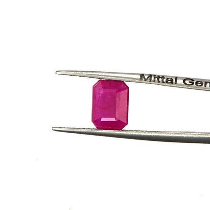 Natural Untreated Mozambique Ruby Calibrated Octagons | 7x9mm & 8x10mm