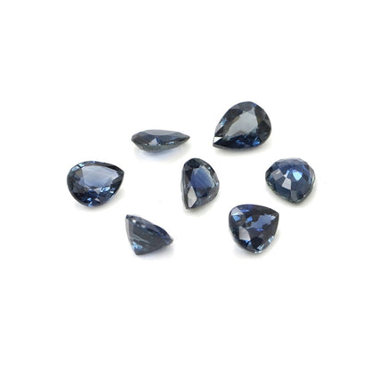 Natural Untreated Blue Sapphire Calibrated Ovals | 3x4mm & 4x5mm