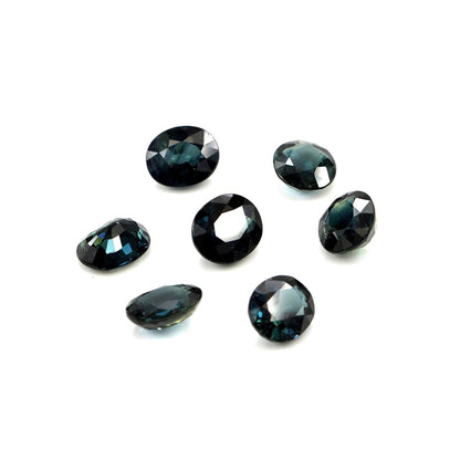 Natural Untreated Australian Teal Sapphire Calibrated Ovals | 5x7mm & 6x8mm
