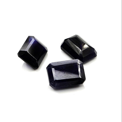 Natural Bangkok Blue Sapphire Calibrated Octagons | 10x14mm & 4x5mm