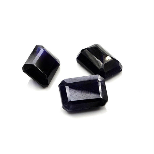 Natural Bangkok Blue Sapphire Calibrated Octagons | 10x14mm & 4x5mm