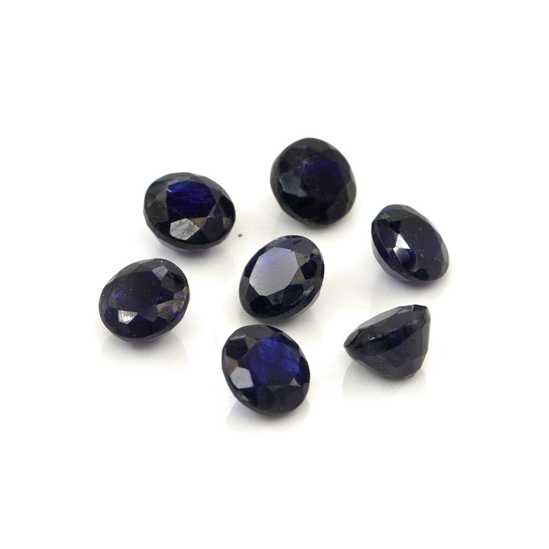 Natural Bangkok Blue Sapphire Calibrated Rounds | 5mm & 6mm
