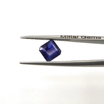 Natural Bangkok Blue sapphire Calibrated Square Octagon | 7mm & 7.5mm