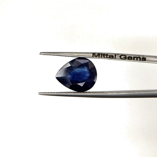 Natural Bangkok Blue Sapphire Calibrated Pears | 9x11mm & 10x12mm