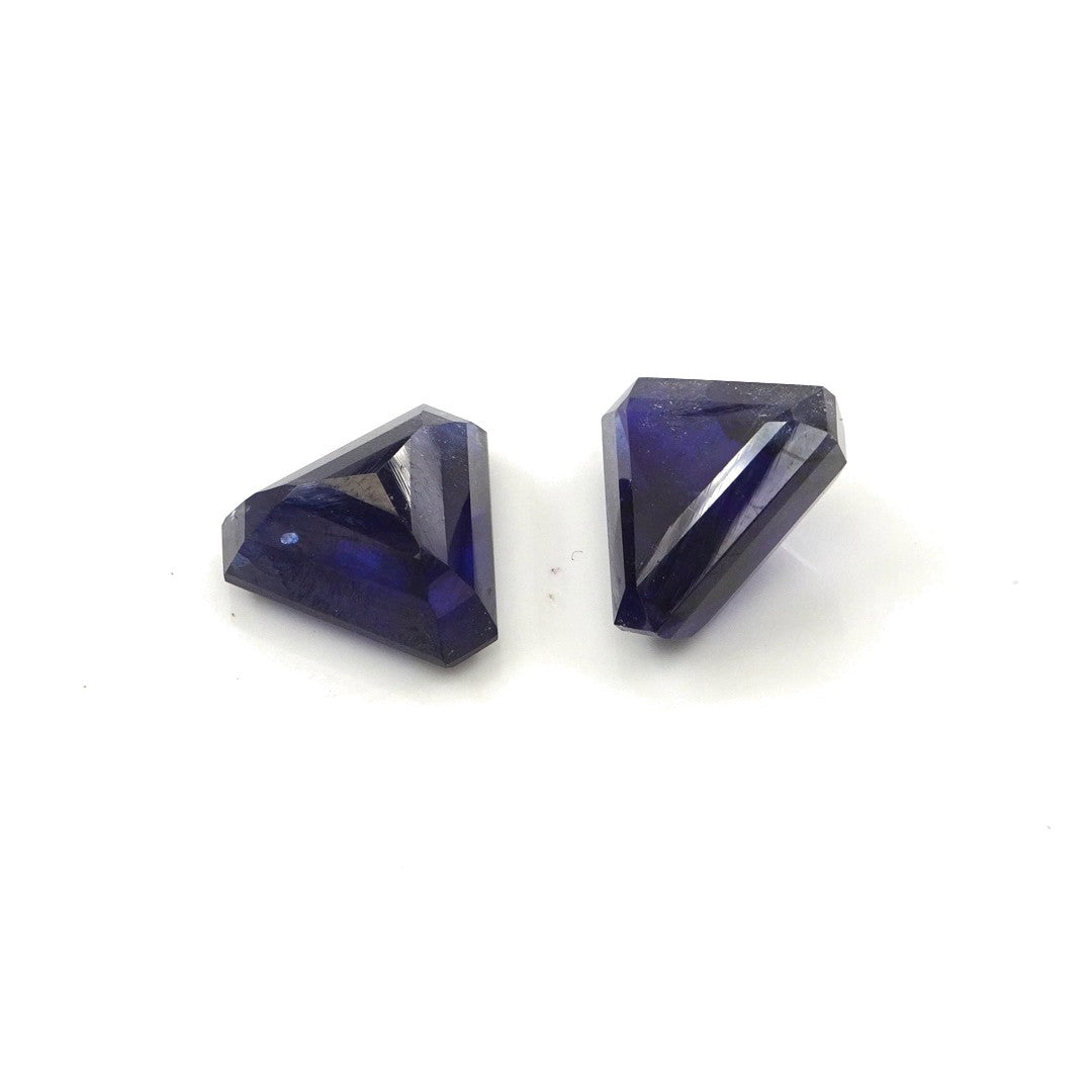 Natural Bangkok Blue Sapphire Calibrated Trillions | 7mm & 8mm