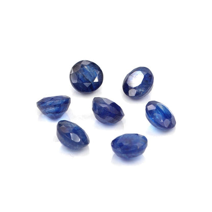 Natural Bangkok Blue Sapphire Calibrated Rounds | 5mm & 6mm