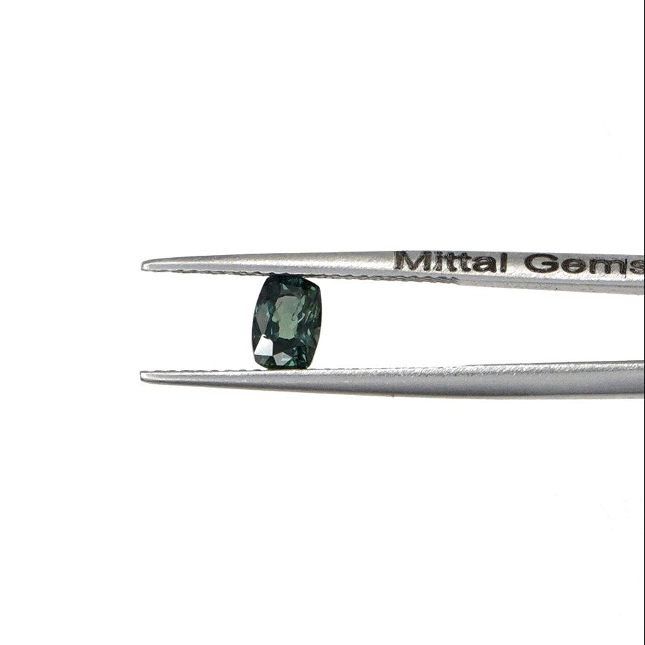 Natural Untreated Australian Teal Sapphire Calibrated Long Cushions | 3x4mm & 4x5mm