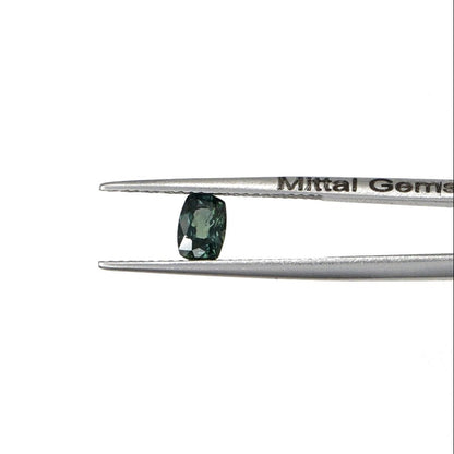 Natural Untreated Australian Teal Sapphire Calibrated Long Cushions | 3x4mm & 4x5mm