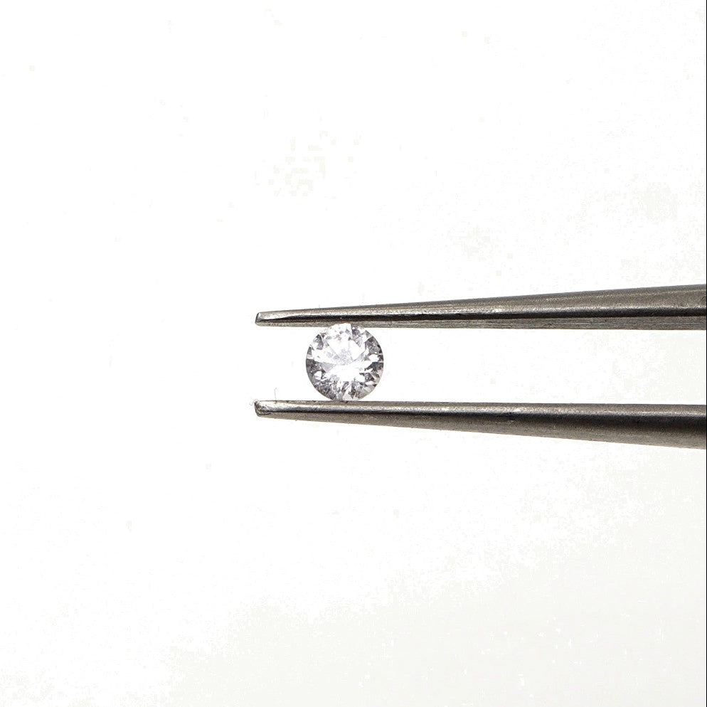 Natural Untreated White Sapphire Calibrated Rounds | 3mm & 3.5mm