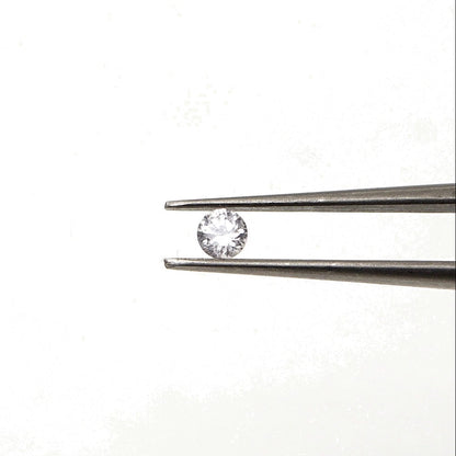 Natural Untreated White Sapphire Calibrated Rounds | 3mm & 3.5mm