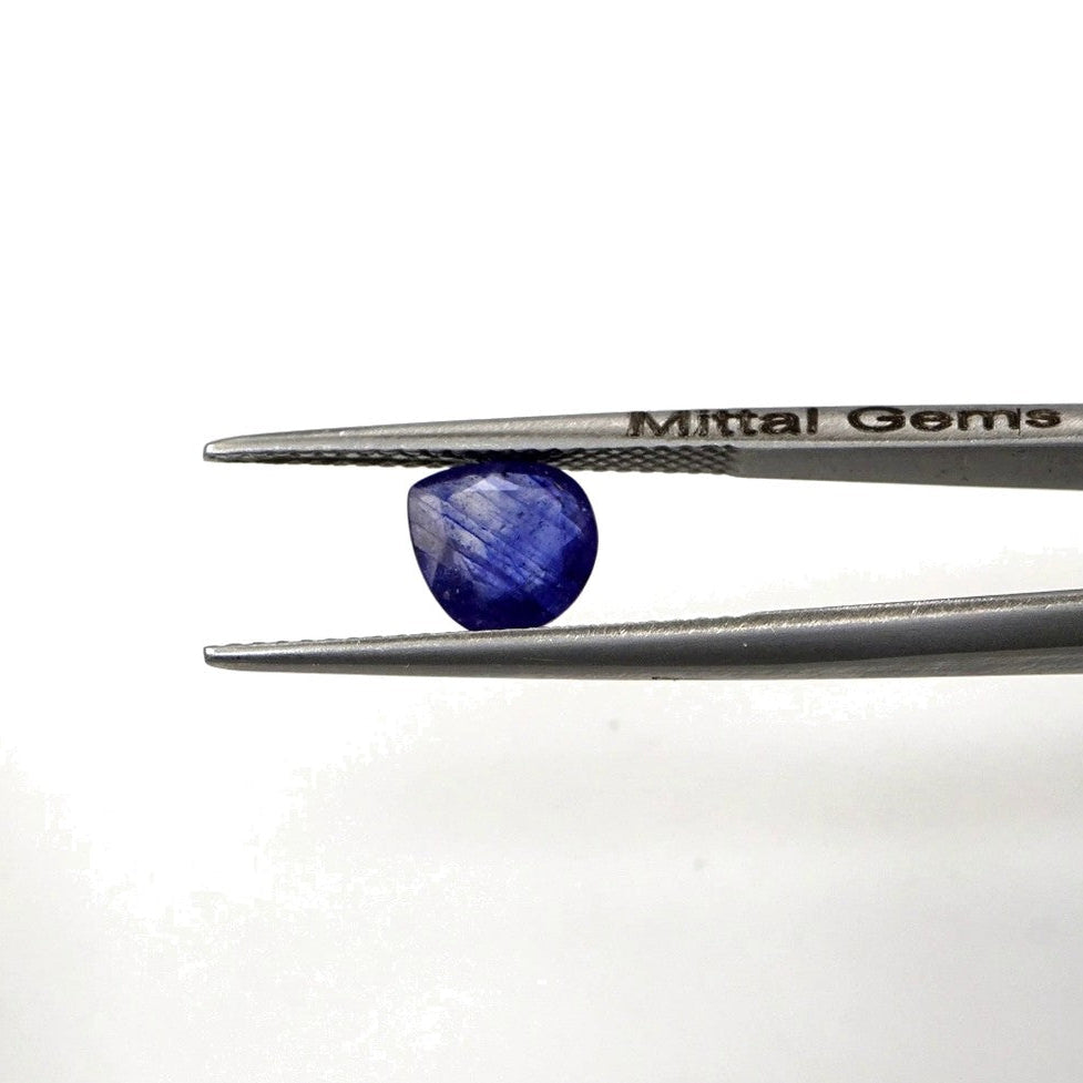 Natural Bangkok Blue Sapphire Calibrated Hearts | 7mm & 8mm