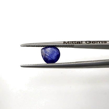 Natural Bangkok Blue Sapphire Calibrated Hearts | 7mm & 8mm