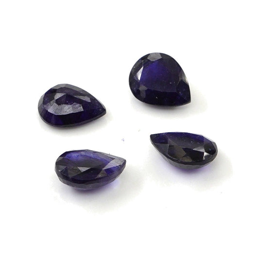 Natural Bangkok Blue Sapphire Calibrated Pears | 7x9mm & 8x10mm