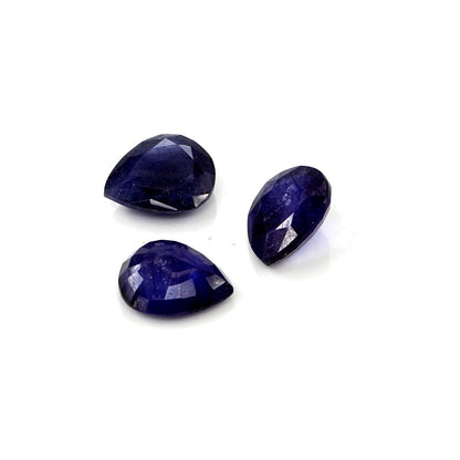 Natural Bangkok Blue Sapphire Calibrated Pears | 9x11mm & 10x12mm
