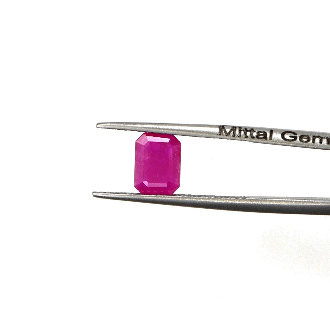 Natural Untreated Mozambique Ruby Calibrated Octagons | 5x7mm & 6x8mm