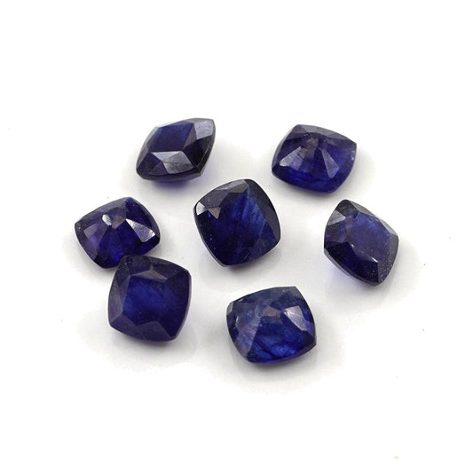Natural Bangkok Blue Sapphire Loose Cushion Cut | 6mm & 6.5mm BS-C11 Picture-1