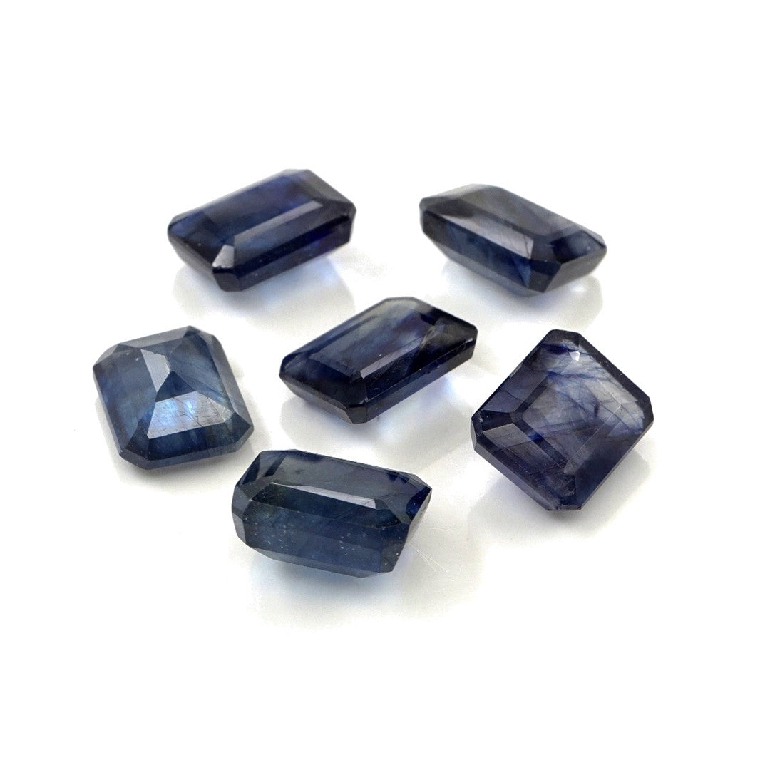 Natural Bangkok Blue Sapphire Calibrated Octagons | 9x11mm & 10x12mm
