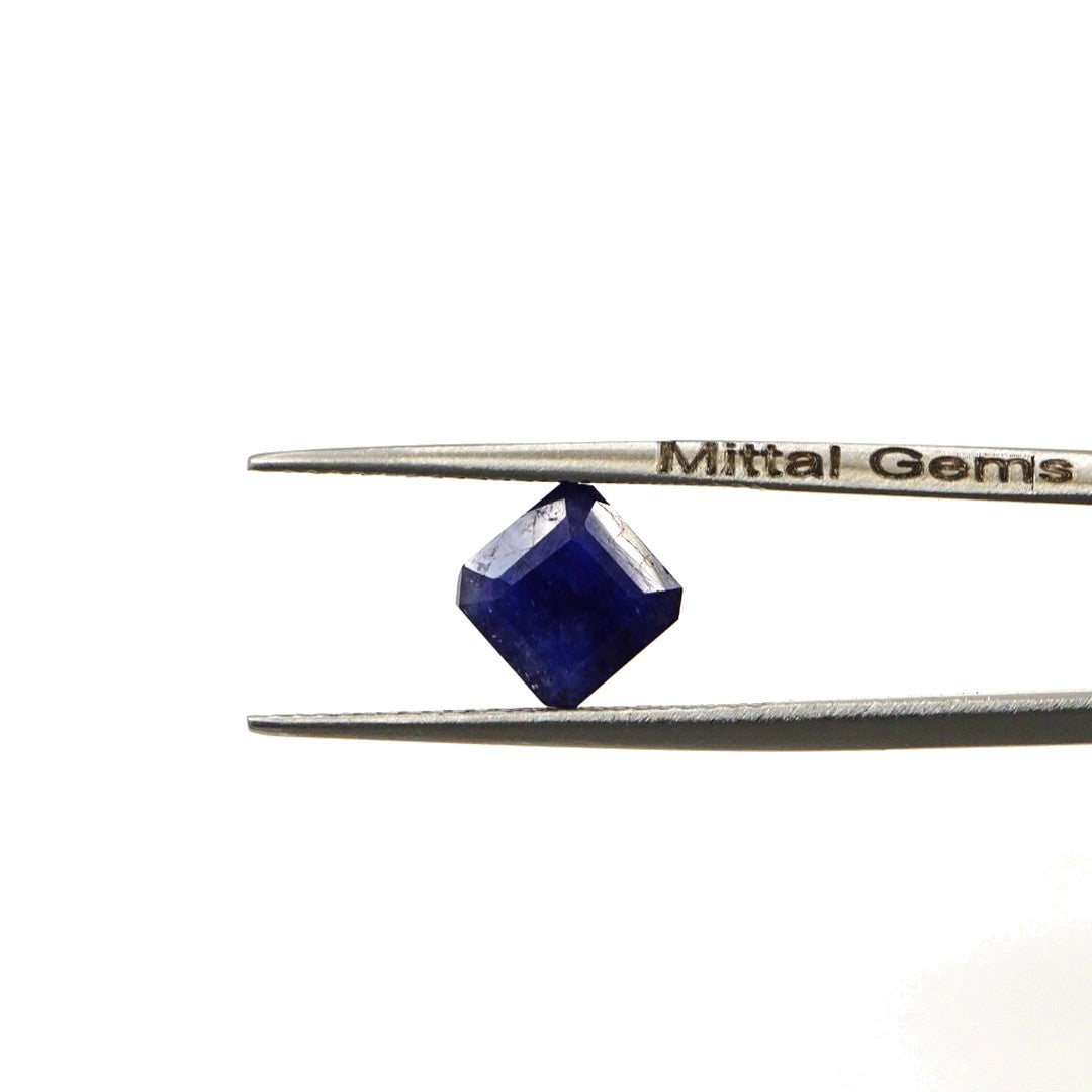 Natural Bangkok Blue sapphire Calibrated Square Octagons | 7mm & 7.5mm