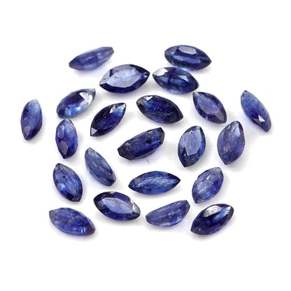 Natural Bangkok Blue Sapphire Calibrated Marquise | 2x4mm & 2.5x5mm