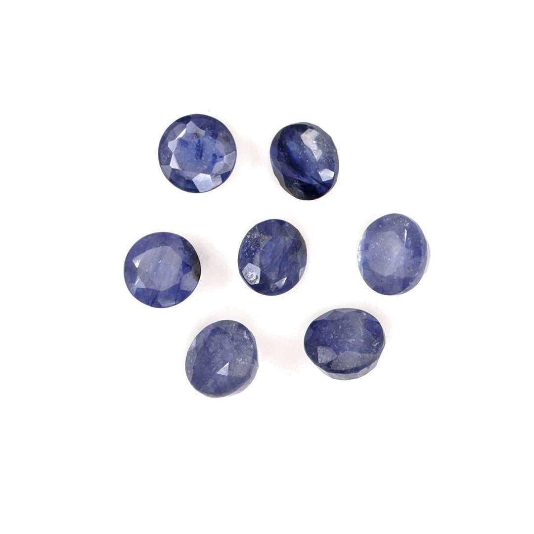 Natural Bangkok Blue Sapphire Calibrated Rounds | 5mm & 6mm