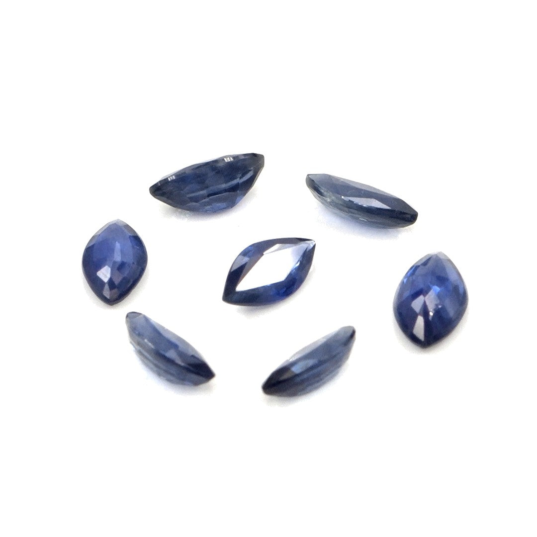 Natural Untreated Blue Sapphire Calibrated Marquise | 2.5x5mm