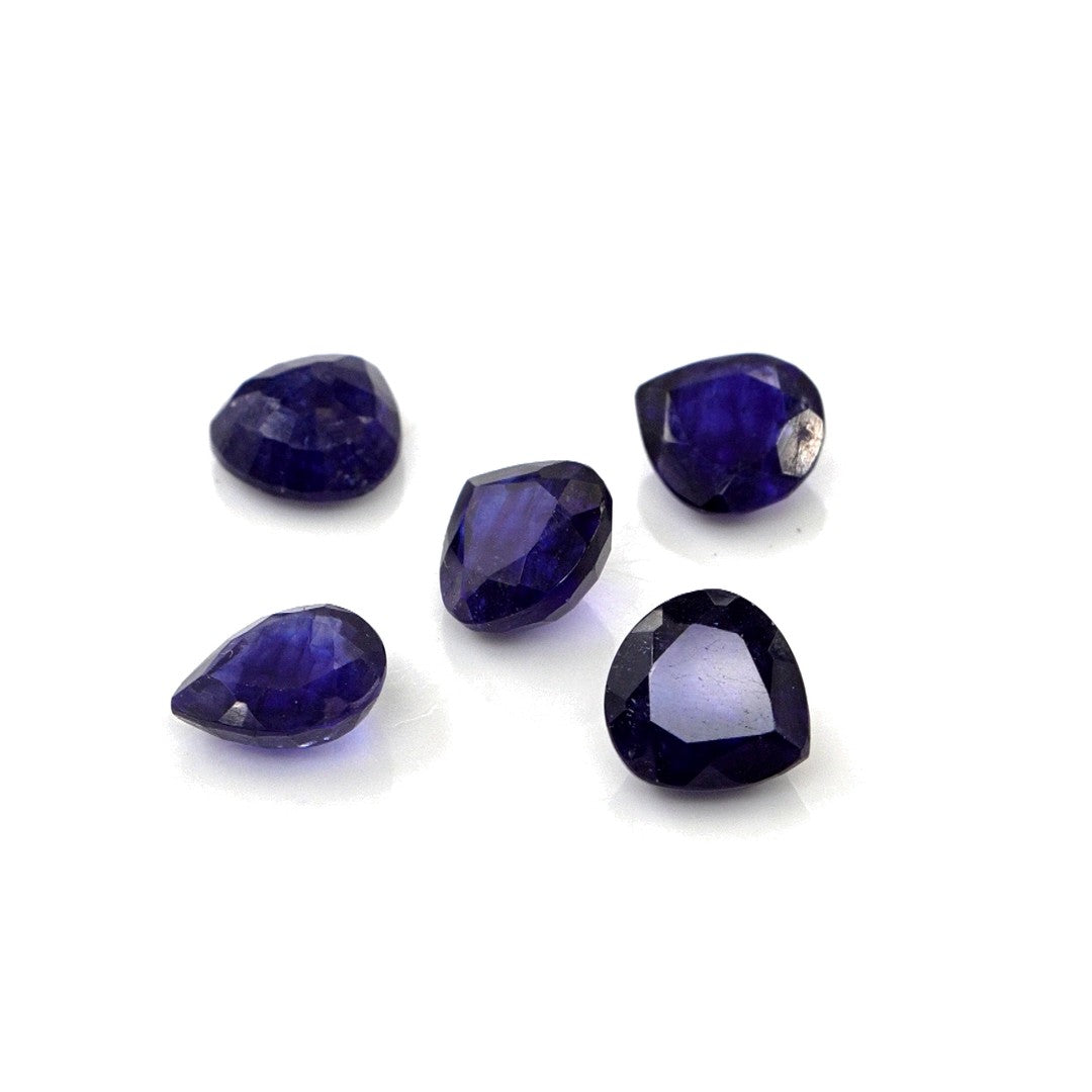 Natural Bangkok Blue Sapphire Calibrated Hearts | 5mm & 6mm