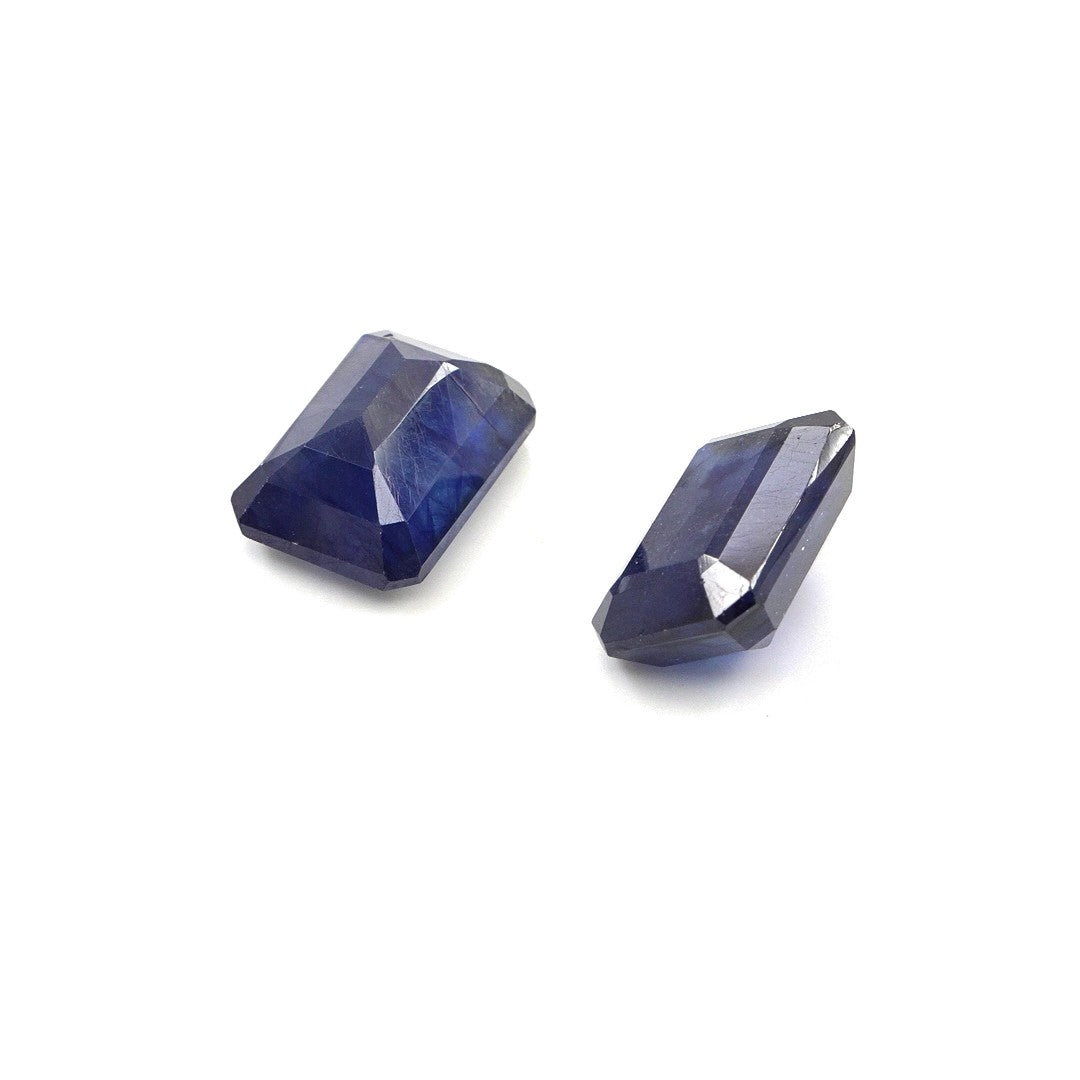 Natural Bangkok Blue Sapphire Calibrated Octagons | 9x11mm & 10x12mm