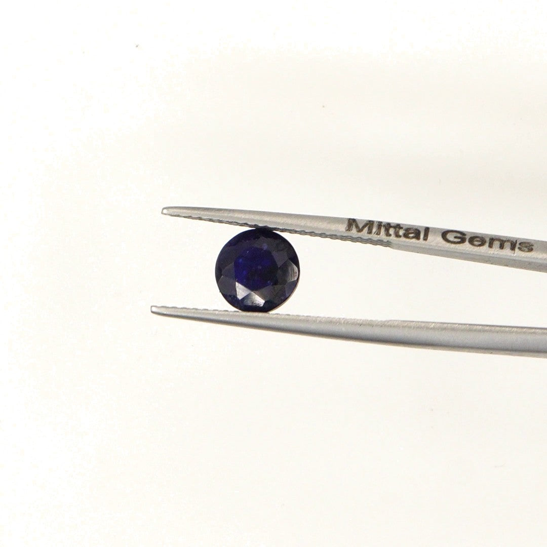 Natural Bangkok Blue Sapphire Calibrated Rounds | 7mm & 8mm