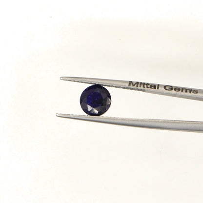 Natural Bangkok Blue Sapphire Calibrated Rounds | 7mm & 8mm