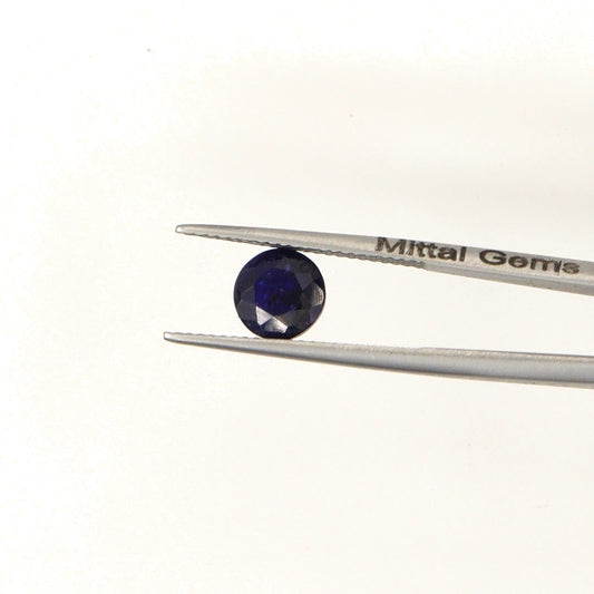 Natural Bangkok Blue Sapphire Calibrated Rounds | 7mm & 8mm