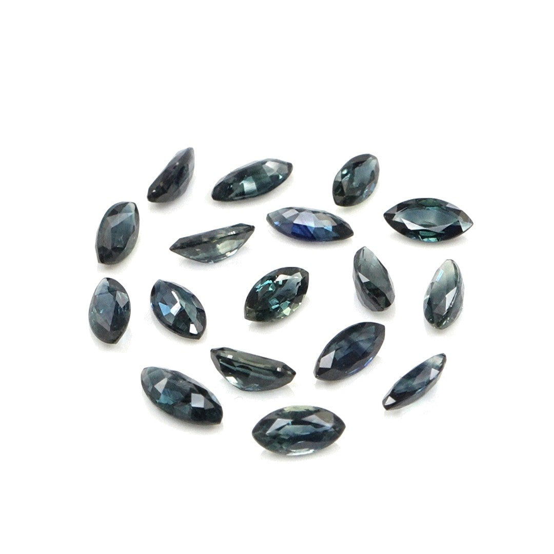 Natural Untreated Blue Sapphire Calibrated Marquise | 1.5x3mm & 2x4mm