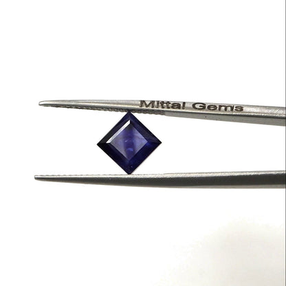 Natural Bangkok Blue Sapphire Calibrated Squares | 9mm & 10mm