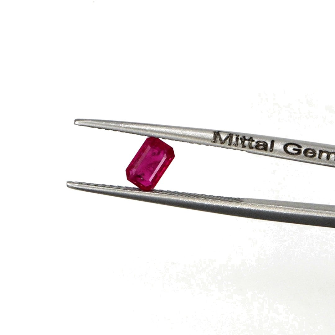Natural Untreated Mozambique Ruby Calibrated Octagons | 3x5mm & 4x6mm