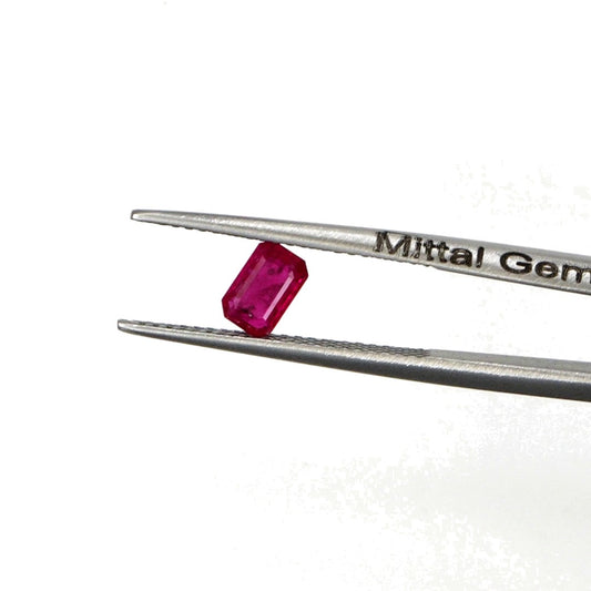 Natural Untreated Mozambique Ruby Calibrated Octagons | 3x5mm & 4x6mm