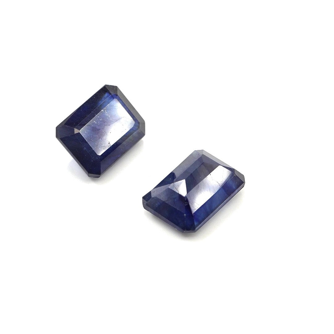 Natural Bangkok Blue Sapphire Calibrated Octagons | 9x11mm & 10x12mm