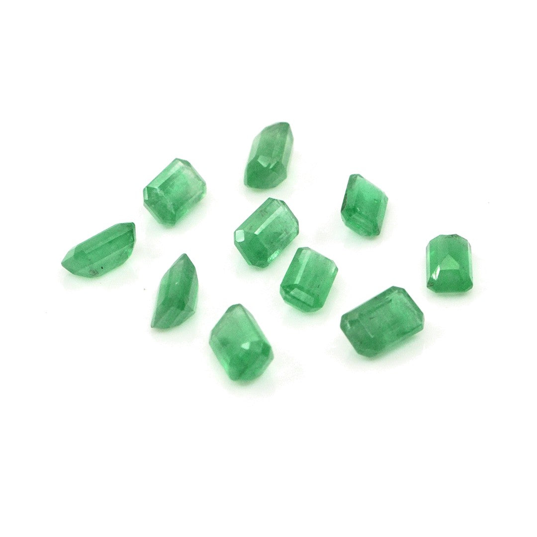 Natural Zambian Emerald Calibrated Octagons | 3x5mm & 4x6mm