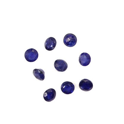 Natural Bangkok Blue Sapphire Calibrated Rounds | 4mm & 4.5mm