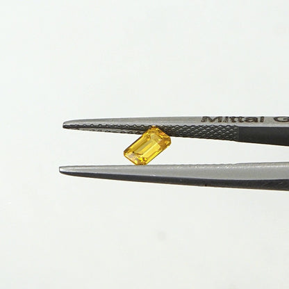Natural Untreated Yellow Sapphire Calibrated Octagons | 3x5mm & 4x6mm