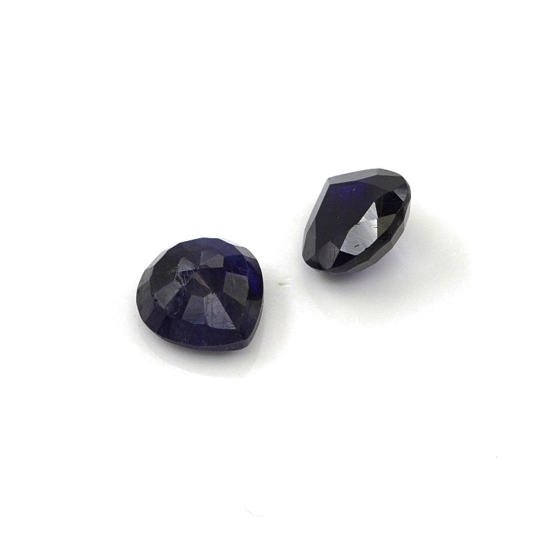 Natural Bangkok Blue Sapphire Calibrated Hearts | 7mm & 8mm