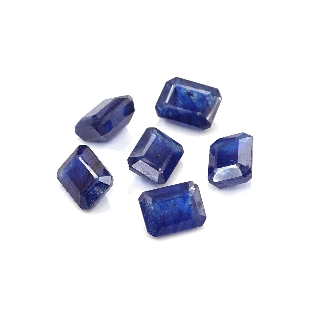 Natural Bangkok Blue Sapphire Calibrated Octagons | 5x7mm & 6x8mm