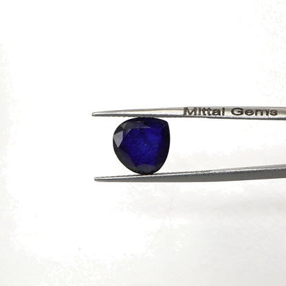 Natural Bangkok Blue Sapphire Calibrated Hearts | 9mm & 10mm