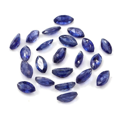 Natural Bangkok Blue Sapphire Calibrated Marquise | 2x4mm & 2.5x5mm