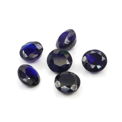 Natural Bangkok Blue Sapphire Calibrated Rounds | 7mm & 8mm