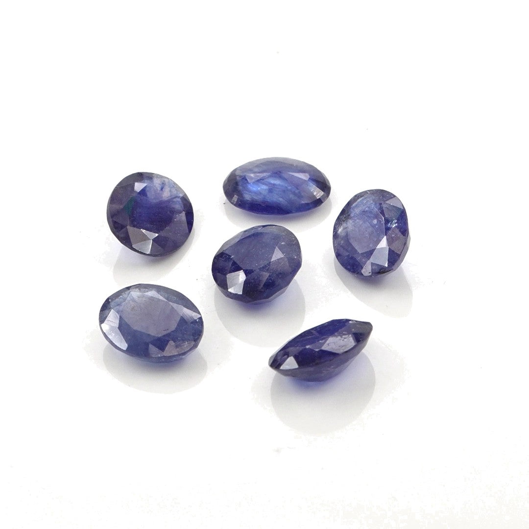 Natural Bangkok Blue Sapphire Calibrated Ovals | 7x9mm & 8x10mm