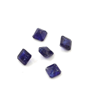 Natural Bangkok Blue sapphire Calibrated Square Octagons | 4mm & 4.5mm