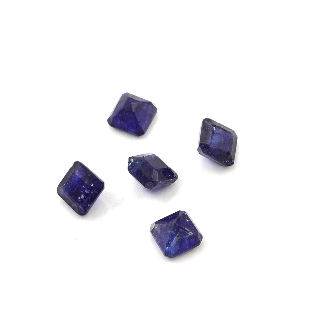 Natural Bangkok Blue sapphire Calibrated Square Octagon | 5mm & 5.5mm