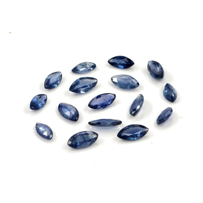 Natural Untreated Blue Sapphire Calibrated Marquise | 1.5x3mm & 2x4mm