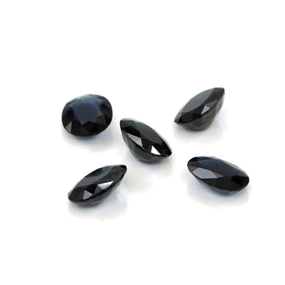 Natural Untreated Blue Sapphire Calibrated Ovals | 5x7mm & 6x8mm